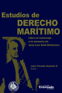 Portada libro Estudios de Derecho Marítimo de José Luis Goñi